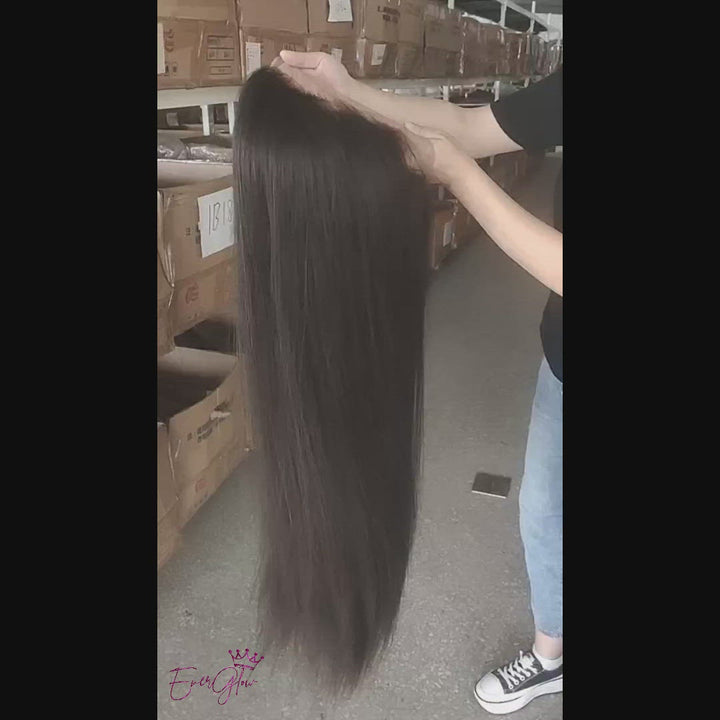 Straight 360 Lace Wig Brazilian Virgin Hair Human Hair