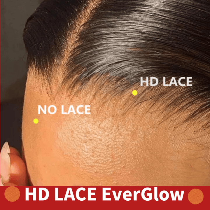 HD Undetectable 5x5 Lace Clousure Deep Wave Wig Natural Black - EVERGLOW HAIR
