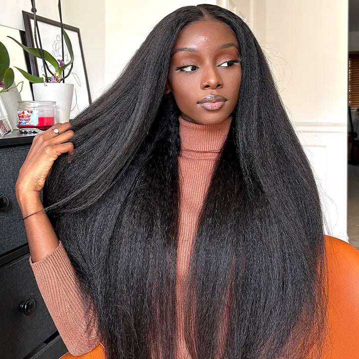 [Wear Go Wig] EverGlow Glueless HD Undetectable 4x4/5x5 Lace Closure Kinky Straight Wig