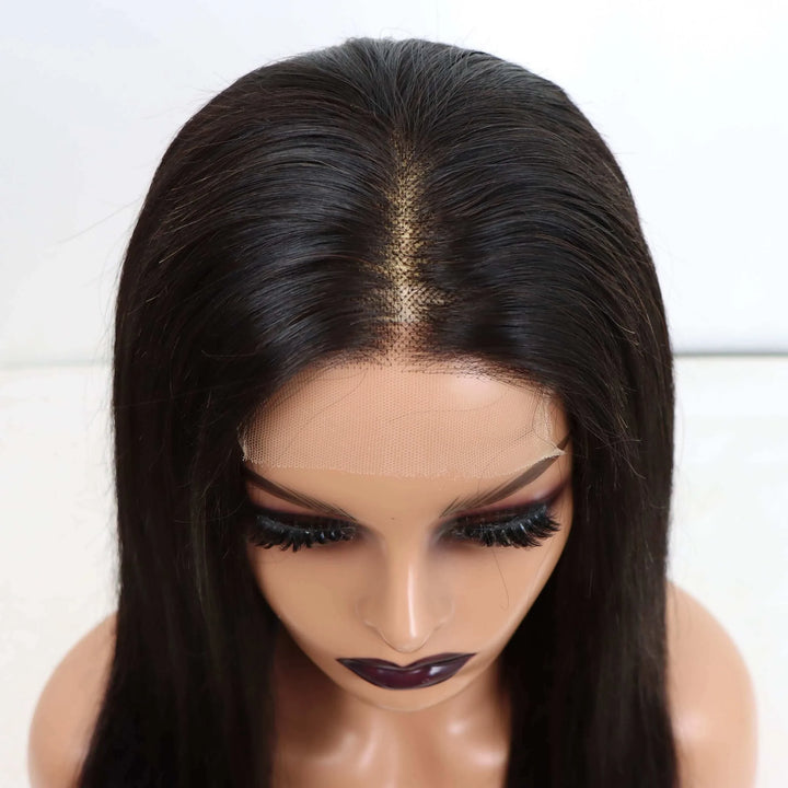 Undetectable Glueless HD 4x4/5x5 Lace Clousure Water Wave Wig Natural Black - EVERGLOW HAIR