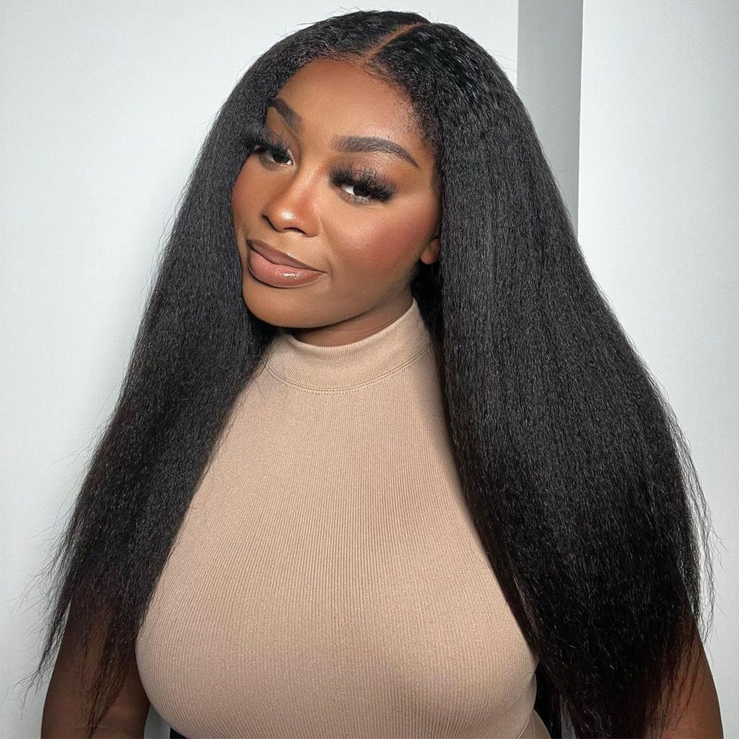 [Wear Go Wig] EverGlow Glueless HD Undetectable Lace Closure Kinky Straight Wig