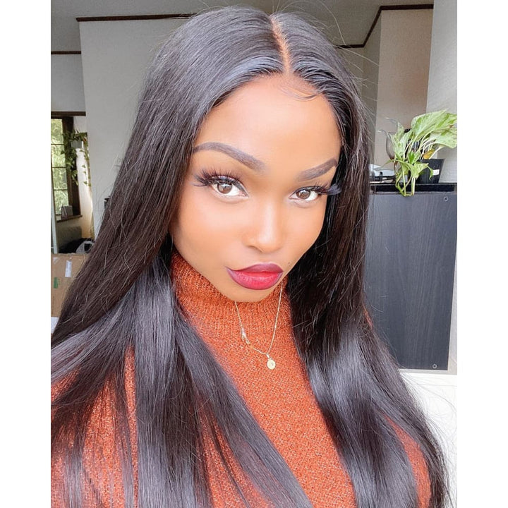 New In Bomb | Muti-Color HD Fake Scalp Wear&Go Straight 7x5/9x6 Lace Wig