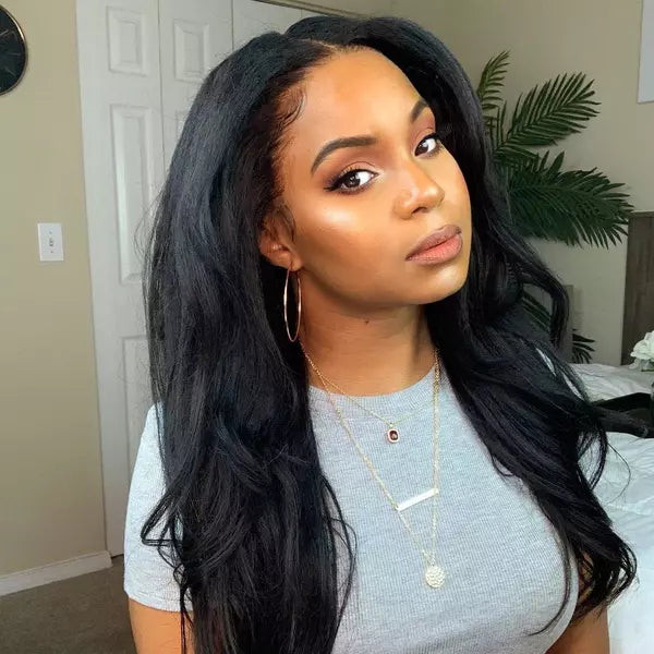 Lace Expert | MaxPre Swiss HD Glueless 13x4 Lace Frontal Kinky Straight Wig
