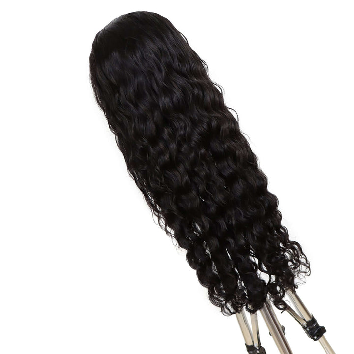Brazilian Loose Wave 13x6 Lace Frontal Wig Natural Black EverGlow Human Hair - EVERGLOW HAIR