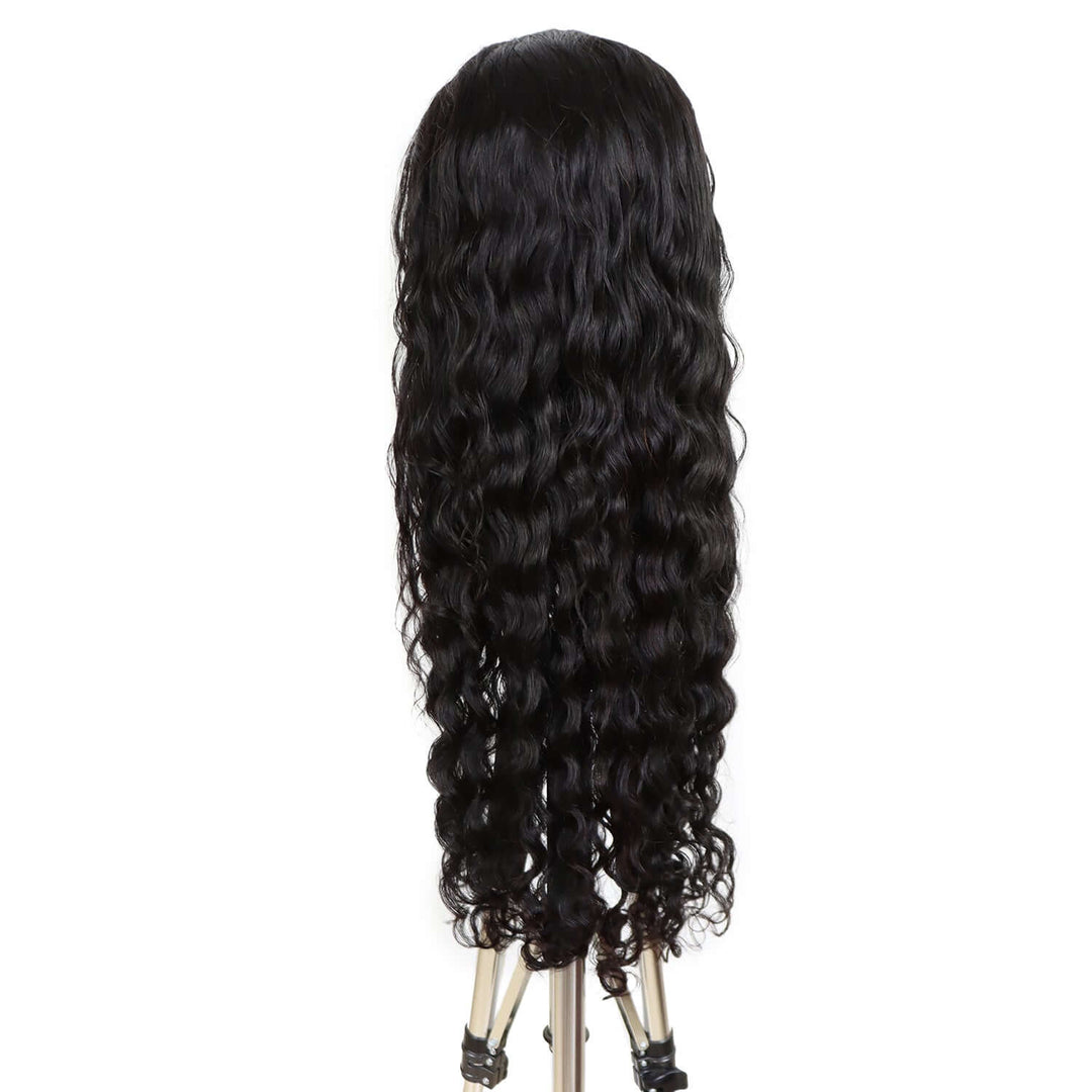 Brazilian Loose Wave 13x6 Lace Frontal Wig Natural Black EverGlow Human Hair - EVERGLOW HAIR