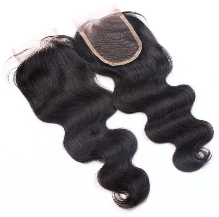 Body Wave 3 Bundles with 4x4 Lace Clousre Brazilian Unprocessed Virgin Human Hair 10A Grade - EVERGLOW HAIR