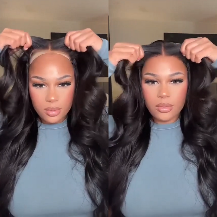 EverGlow Glueless HD Undetectable 4x4/5x5 Lace Closure Body Wave Wig - EVERGLOW HAIR