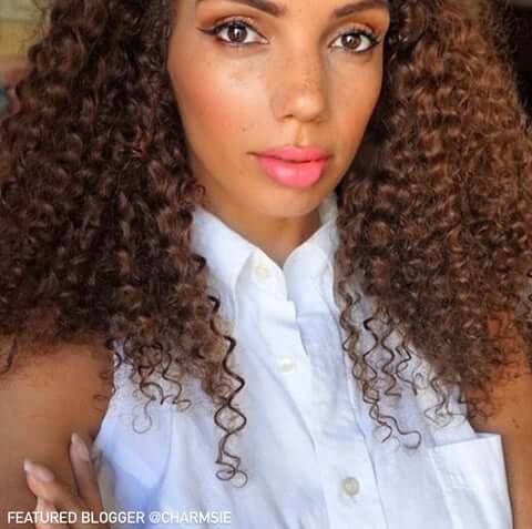 Customized Chocolate Brown #6 Kinky Curly 13x4 Lace Frontal Wig - EVERGLOW HAIR