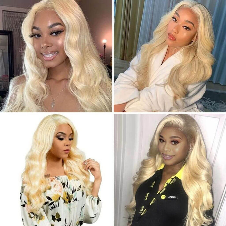 Princess Blonde 613 Colored Bodywave Lace Front Wig - EVERGLOW HAIR