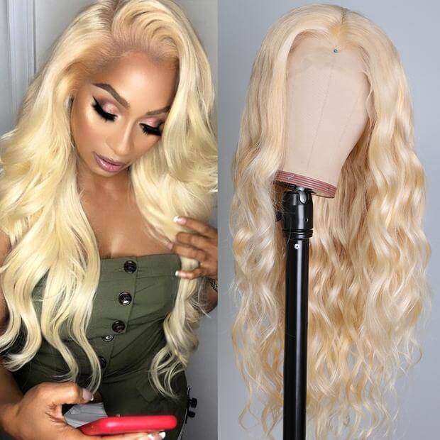 Princess Blonde 613 Colored Bodywave Lace Front Wig - EVERGLOW HAIR