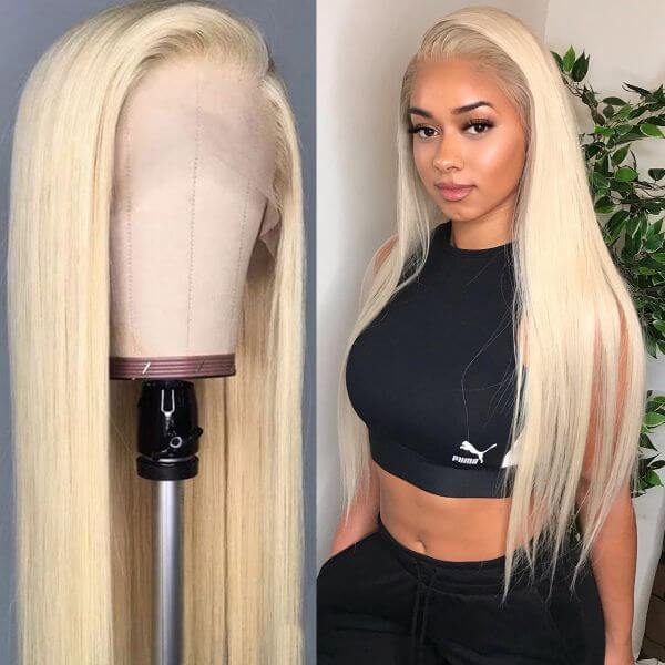 Princess Blonde 613 Colored Straight Lace Front Wig - EVERGLOW HAIR