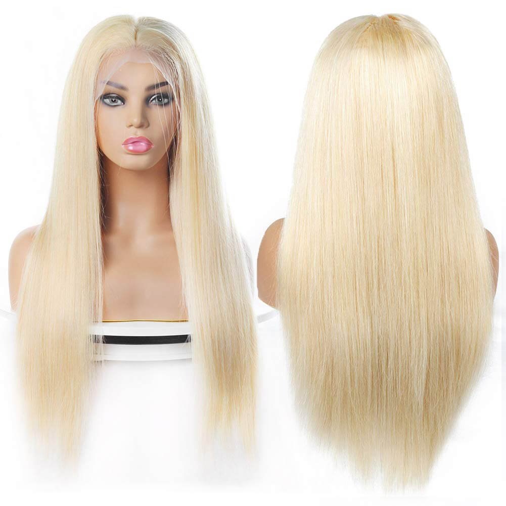 Full Lace Blond 613 Wig Straight EverGlow Human Hair