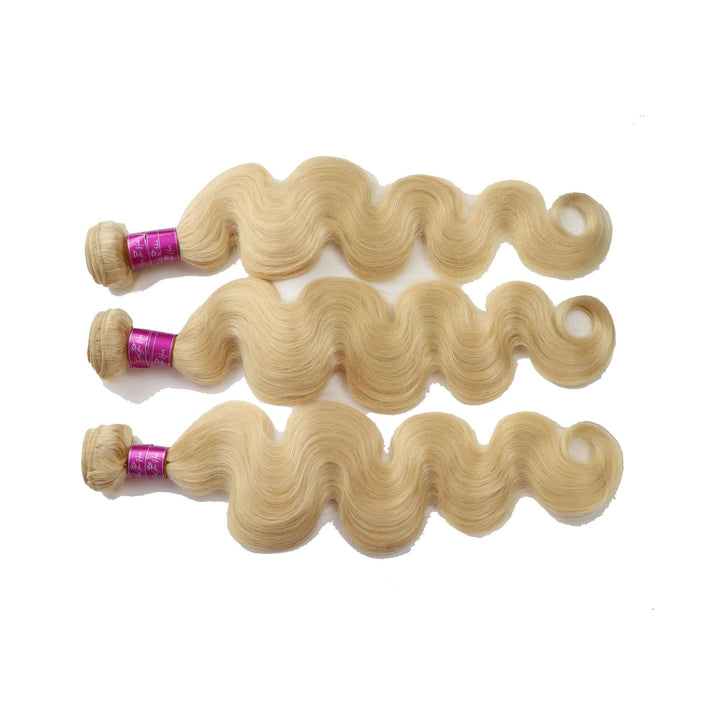 613 Body Wave 3 Bundles With 4*4 Lace Closure EverGlow Human Hair - EVERGLOW HAIR