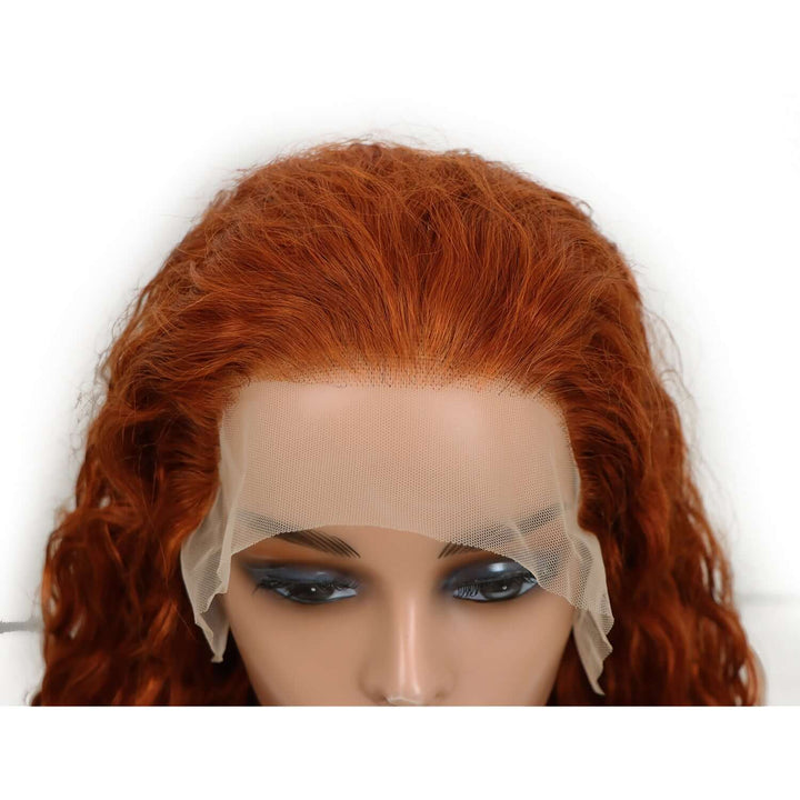 Orange Ginger Color Lace Frontal Wig - EVERGLOW HAIR