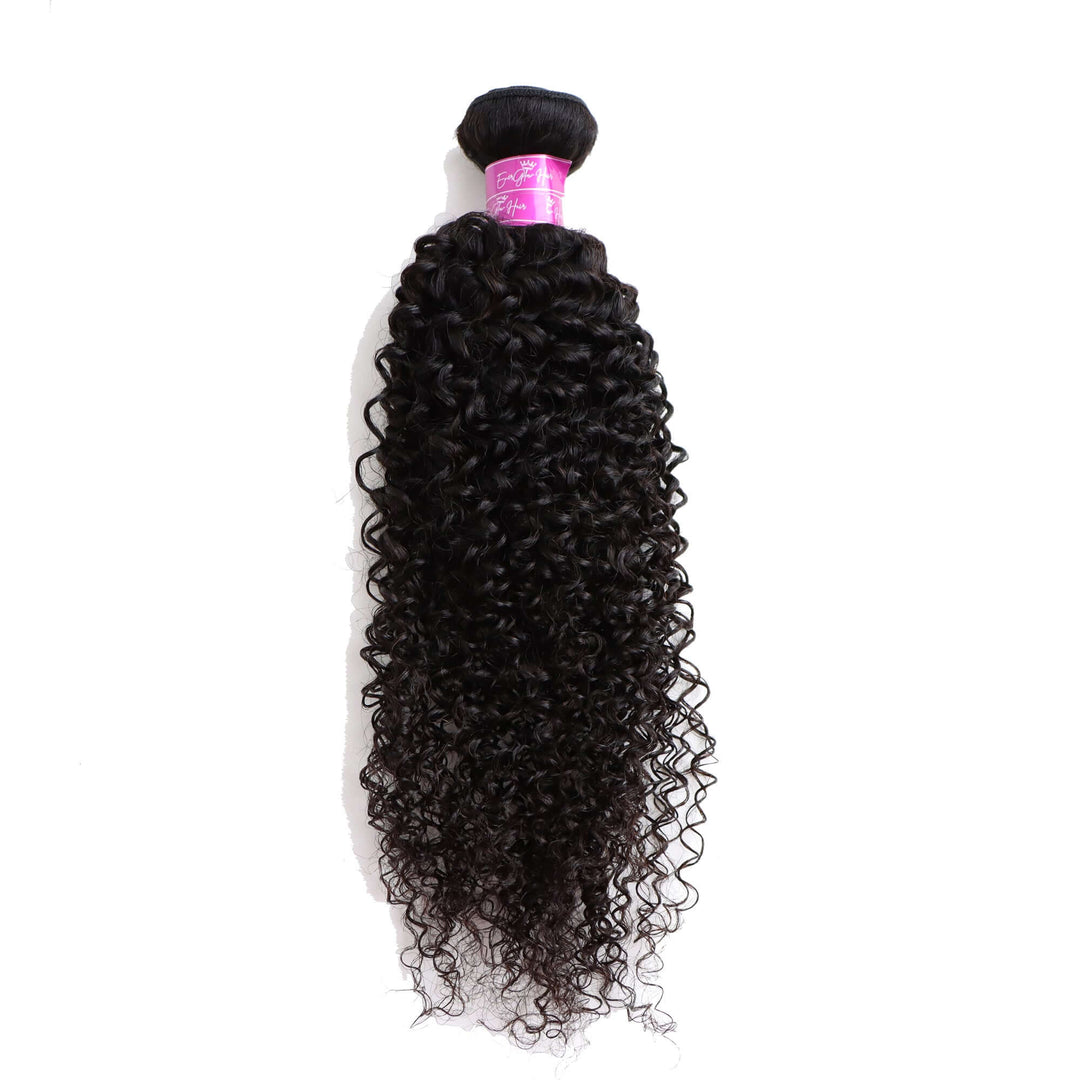 Curly 3 Bundles Brazilian Unprocessed Virgin Human Hair 10A Grade - EVERGLOW HAIR