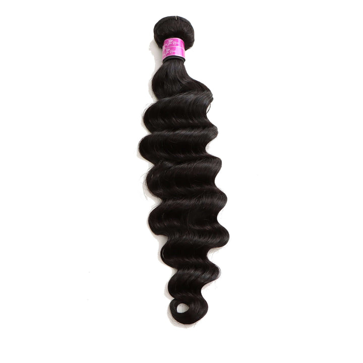Loose Deep Wave 3 Bundles Brazilian Unprocessed Virgin Human Hair 10A Grade - EVERGLOW HAIR