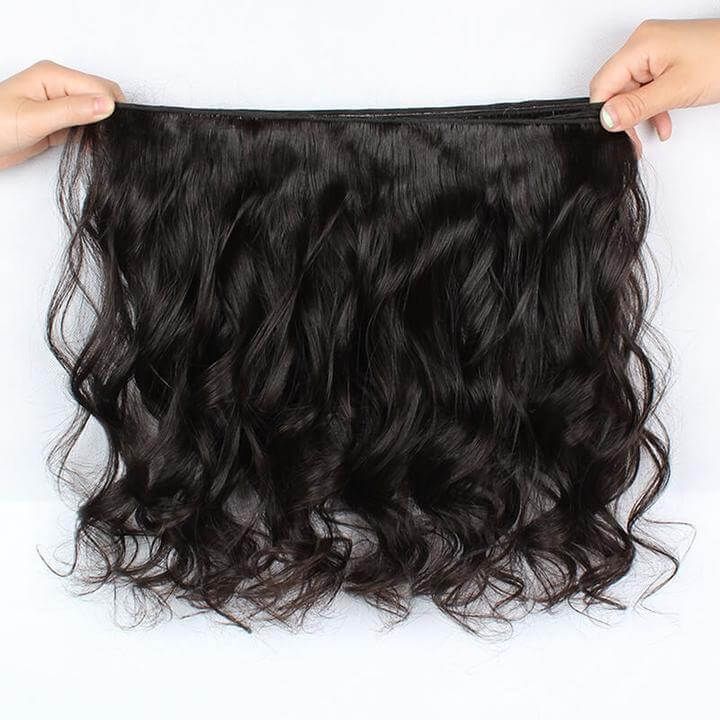 Brazilian Loose Wave 3 Bundles Natural Black EverGlow Remy Human Hair Extensions - EVERGLOW HAIR