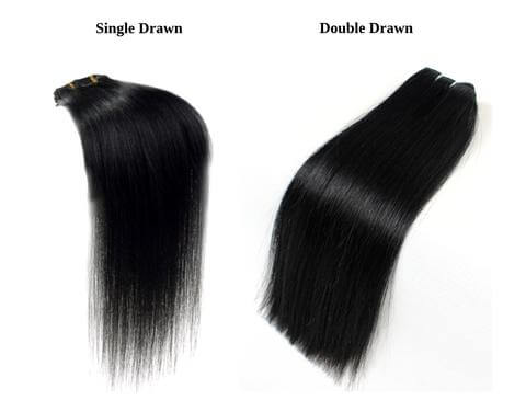 Brazilian Super Double Drawn Straight 13x4 Lace Frontal/4x4 Lace Closure Wig Natural Black