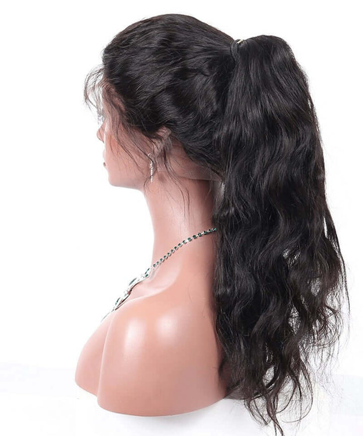 Brazilian High Density Body Wave 360 Lace Wig Natural Black EverGlow Human Hair - EVERGLOW HAIR