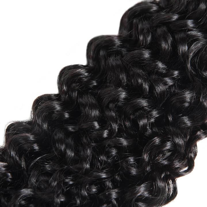 Curly Wave 1 Bundles Natural Black EverGLow Remy Human Hair Extensions - EVERGLOW HAIR