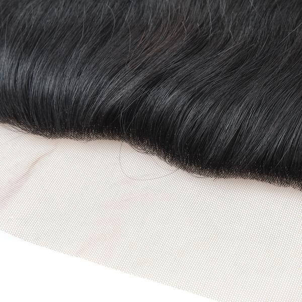 Braizlian Straight 4 Bundles with 13*4 Lace Frontal Natural Black EverGLow Hair - EVERGLOW HAIR
