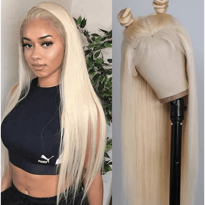 Princess Blonde 613 Colored Straight Lace Front Wig - EVERGLOW HAIR
