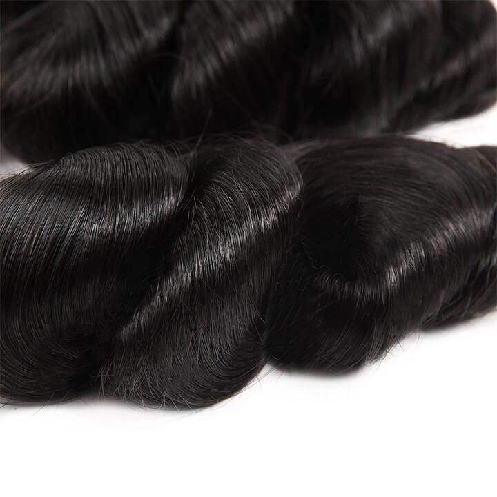 Loose Wave 4 Bundles Brazilian Unprocessed Virgin Human Hair 10A Grade